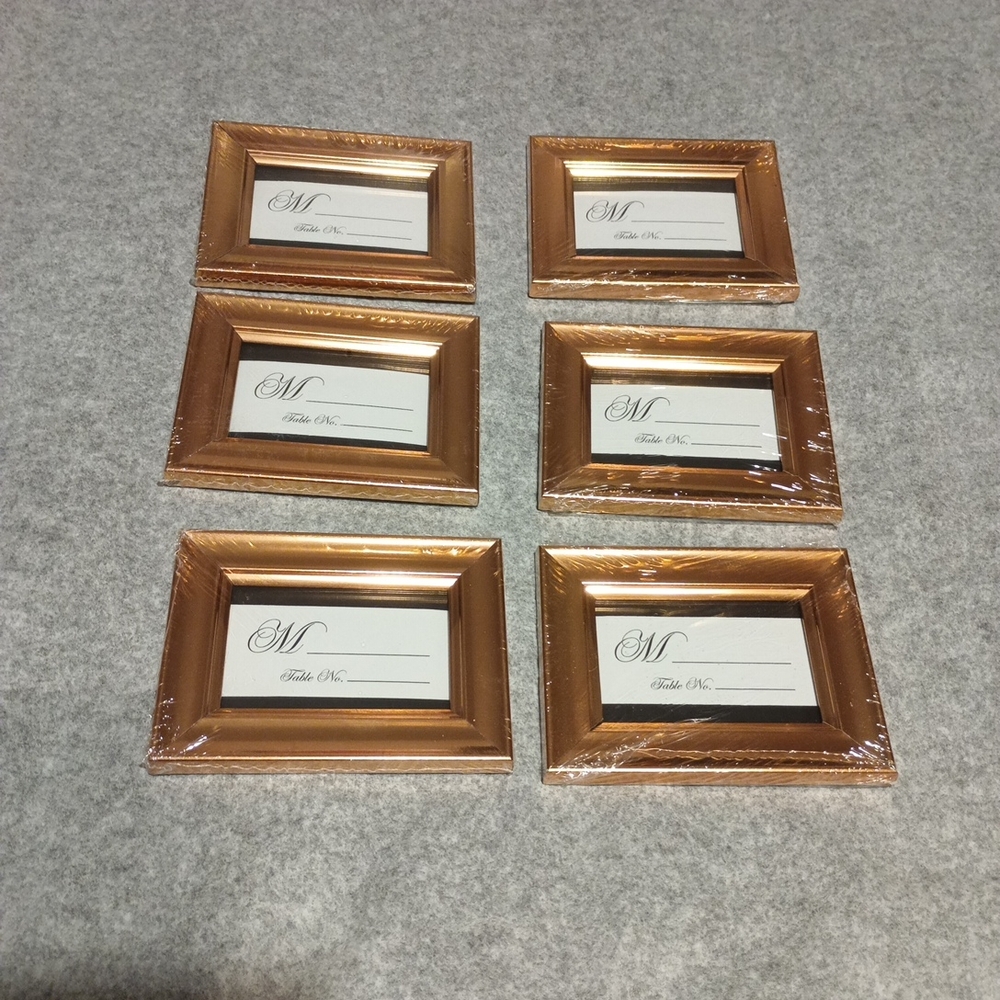 6 Special Moments Rose Gold 2.5 x 3.5 Picture Frames Collection